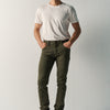 JEANS ALGODON REGULAR COLOR - OLIVA / OLIVE