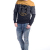 Sudadera combinada hombre