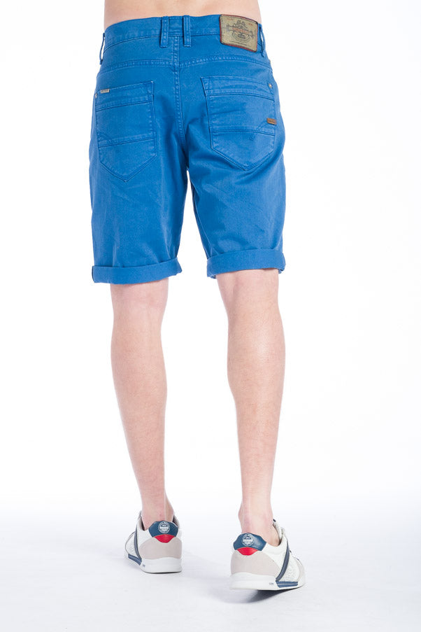 Bermuda cinco bolsillos algodón hombre azul - Koroshi 28322