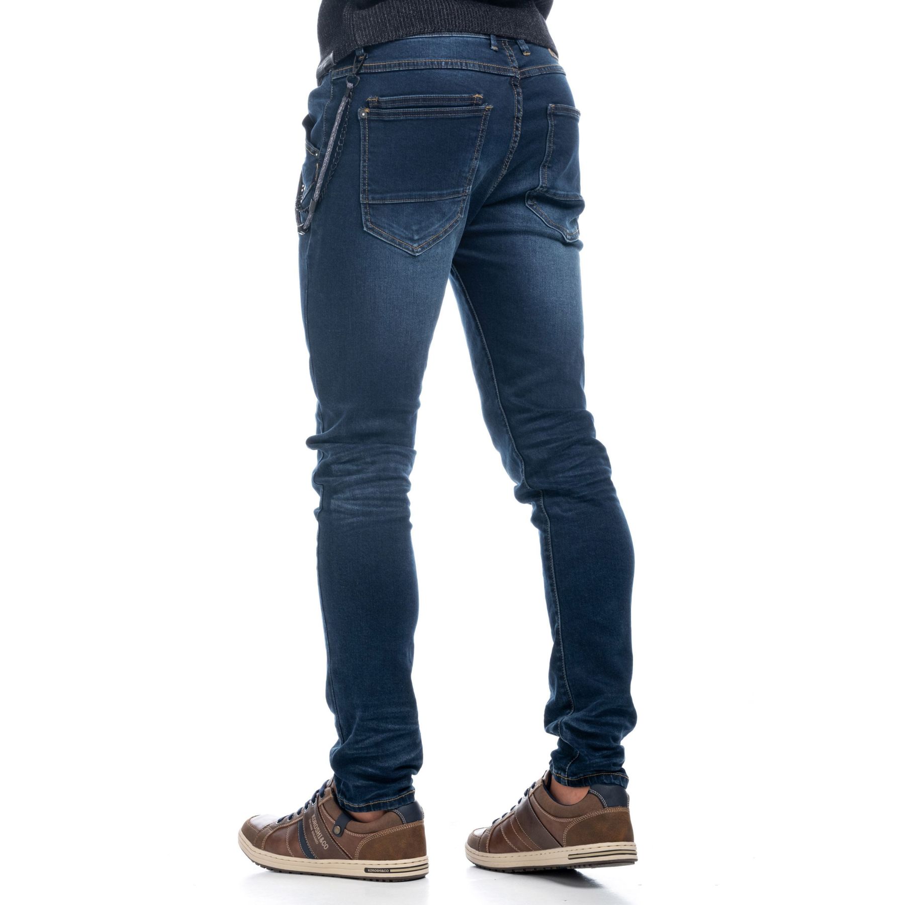 Denim slim con cordon decorativo 2