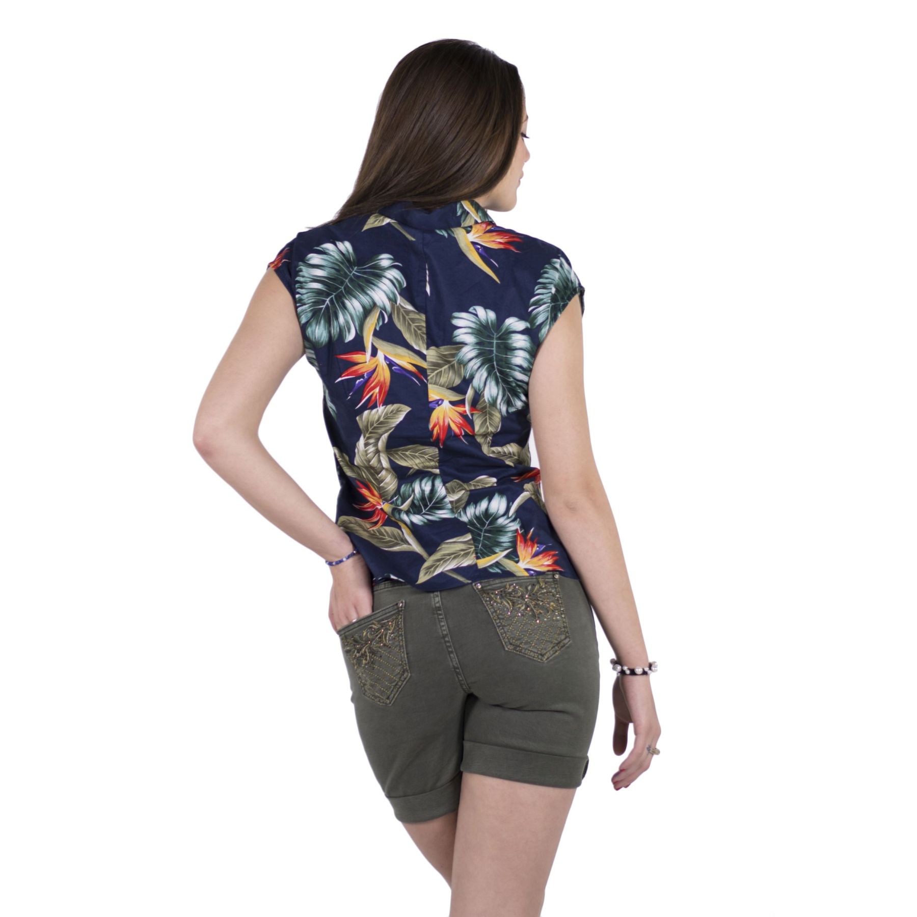 Blusa estampado tropical 2