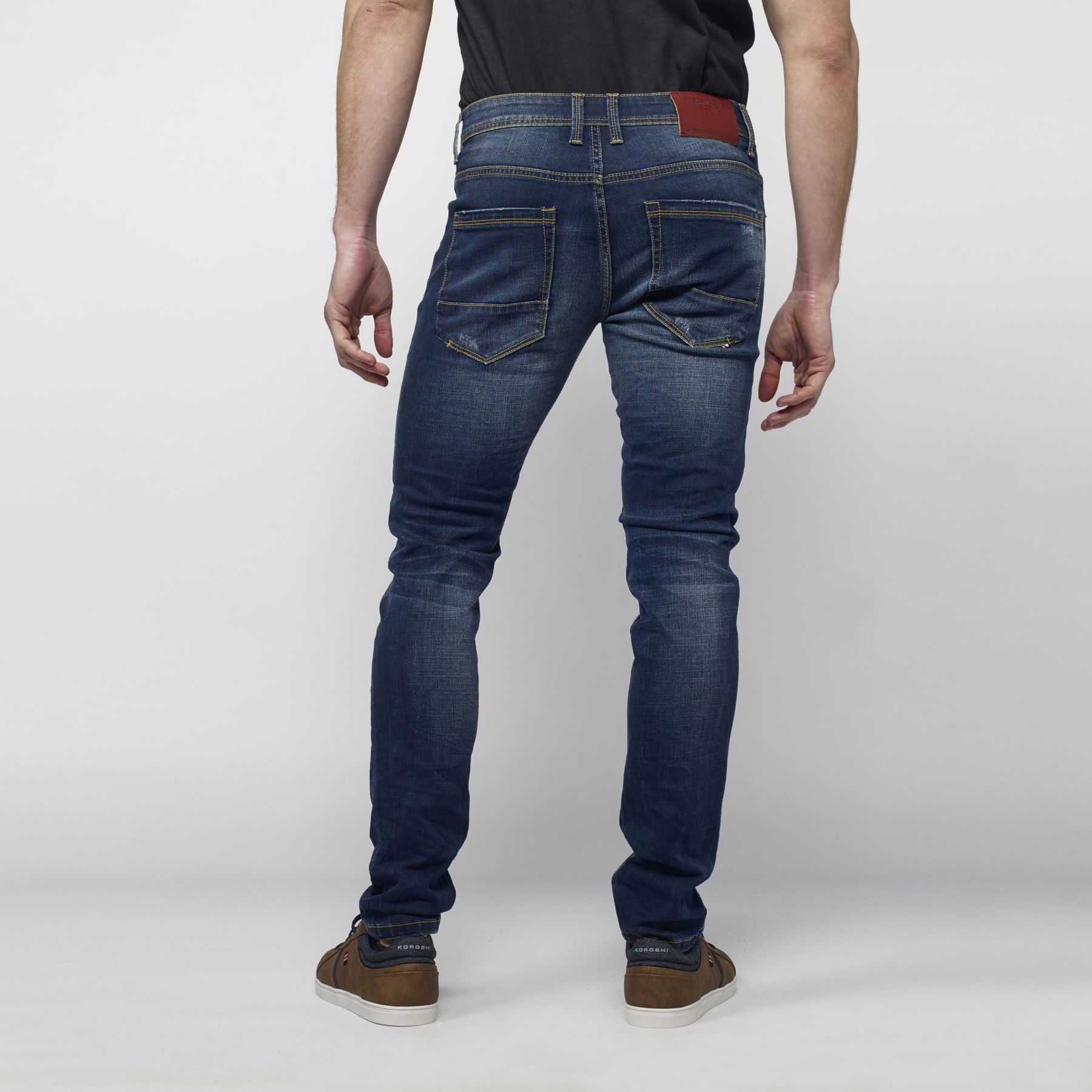 Pantalón largo stretch regular fit denim 2