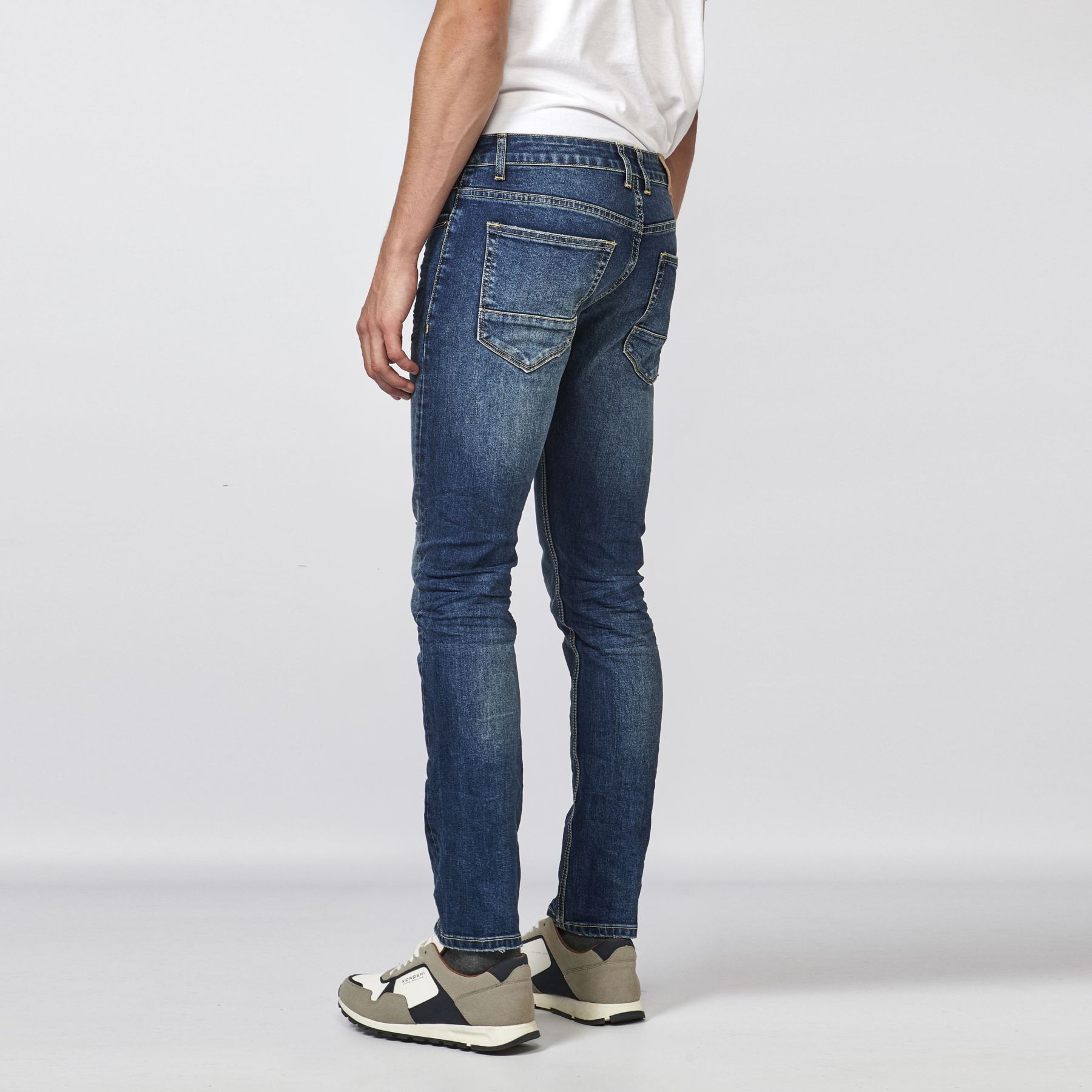 Pantalón largo stretch regular fit denim 3