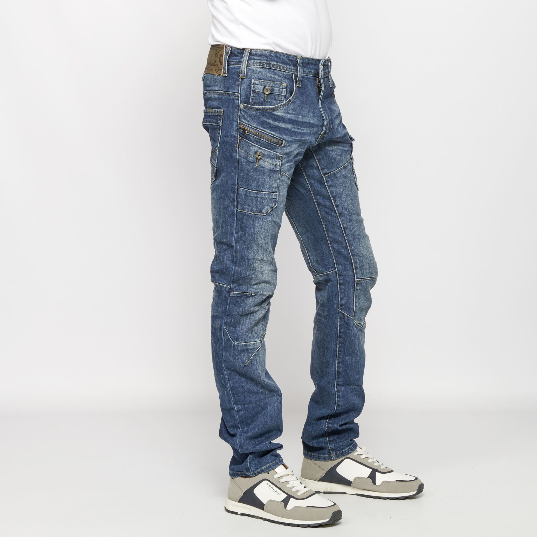 PantalÓn largo stretch regular fit denim 3