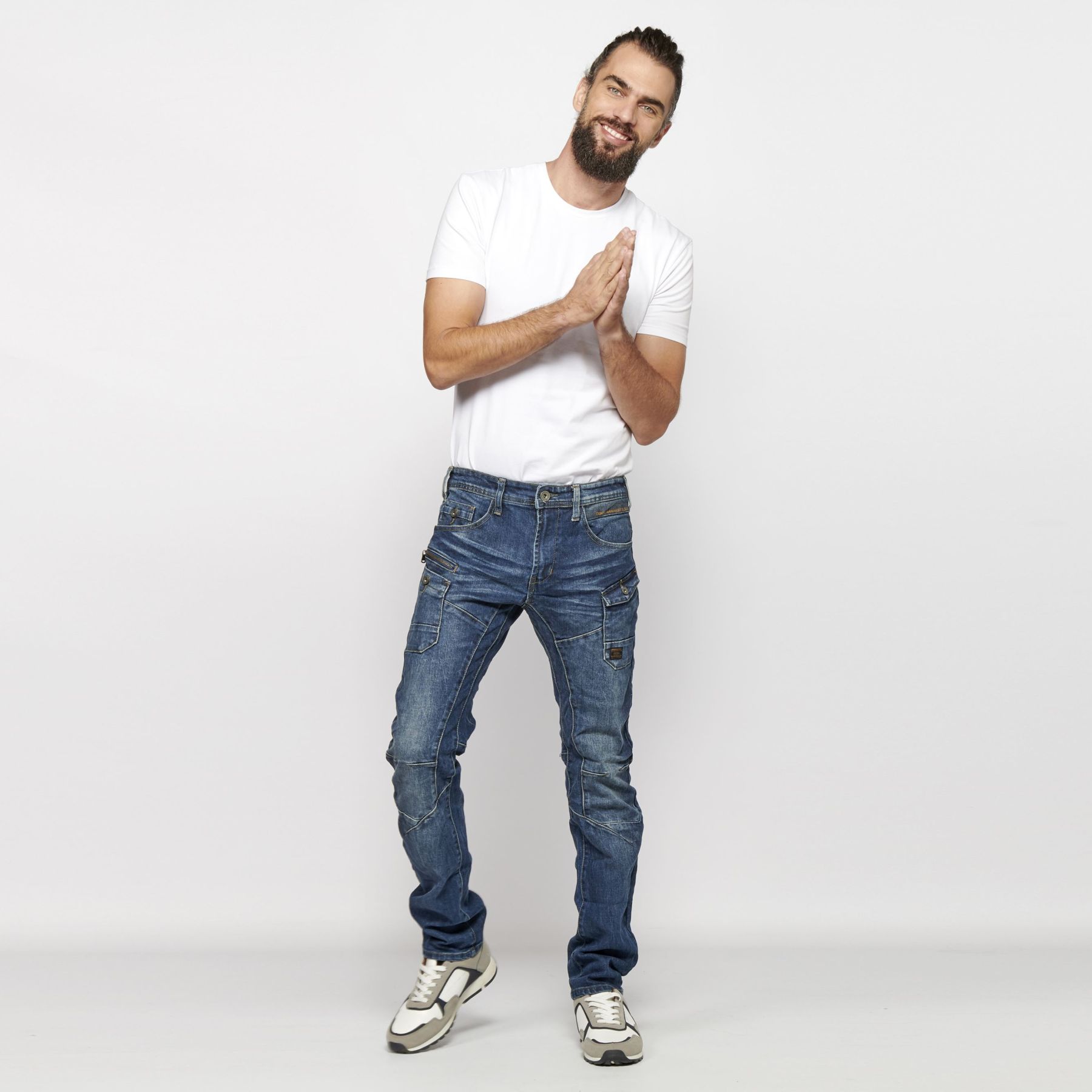 PantalÓn largo stretch regular fit denim