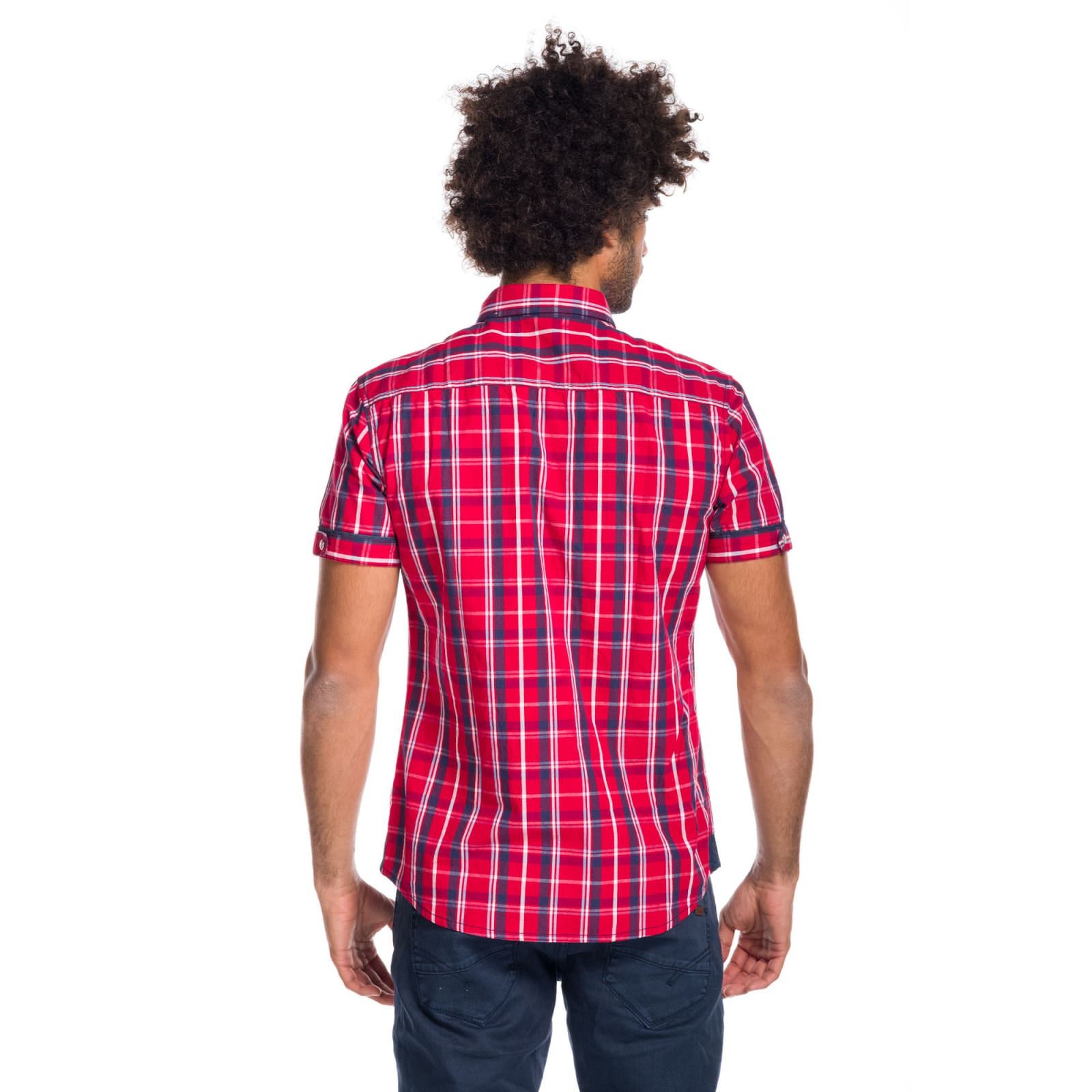 Camisa manga corta para Hombre a cuadros 1