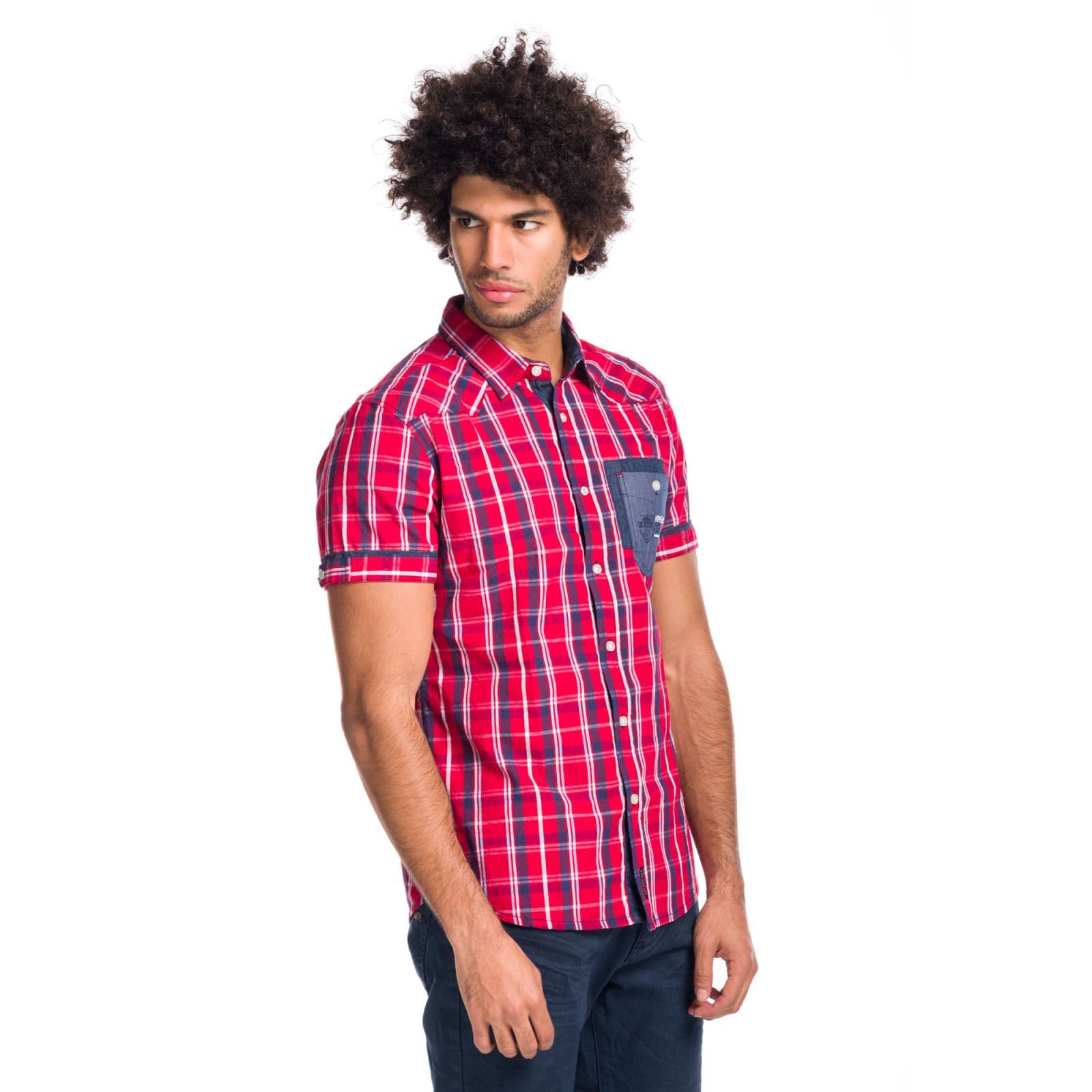 Camisa manga corta para Hombre a cuadros 2