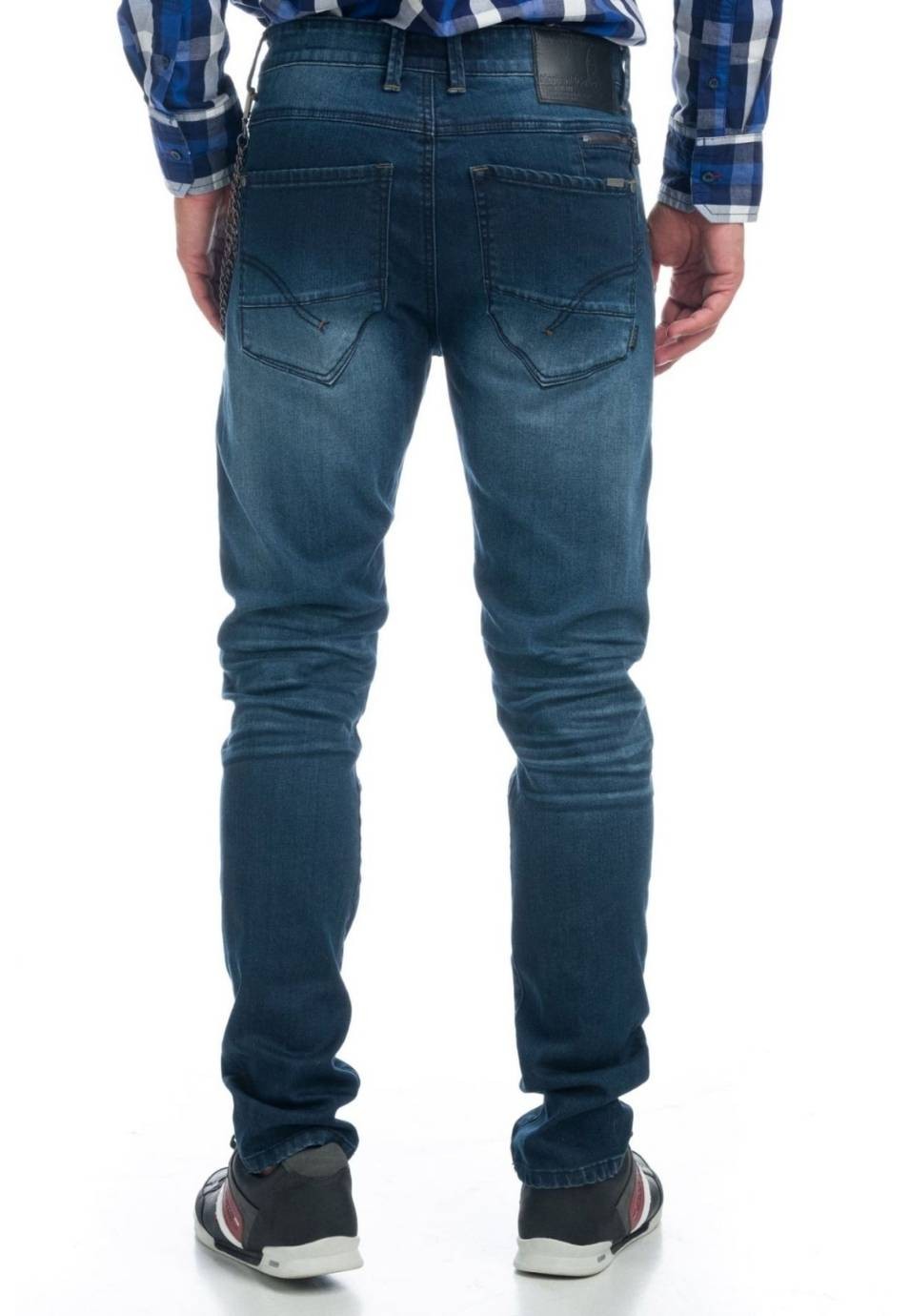 Pantalon largo low rise/slim fit 1