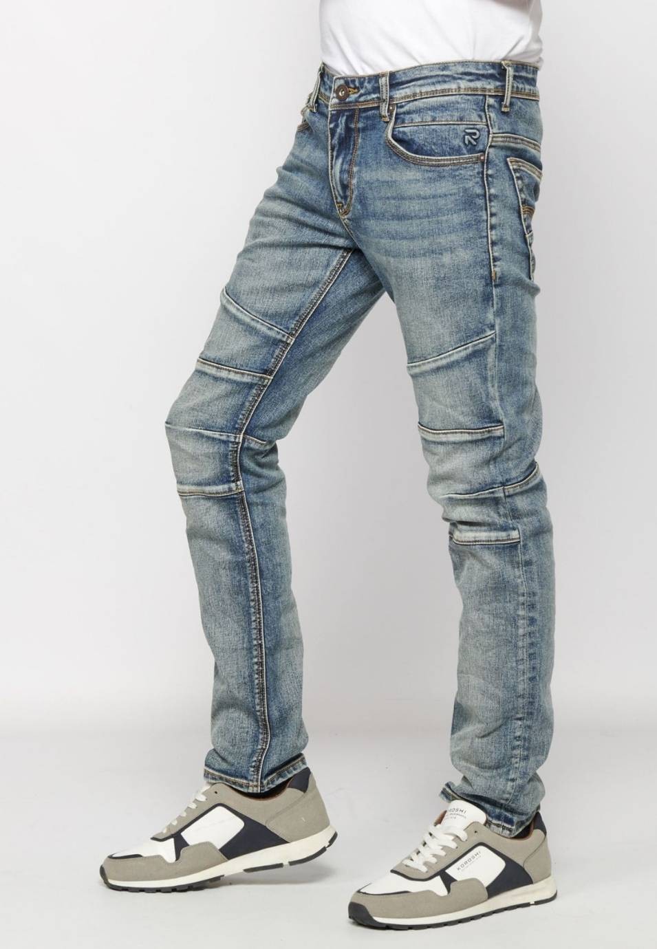 Pantalón largo slim fit denim 3