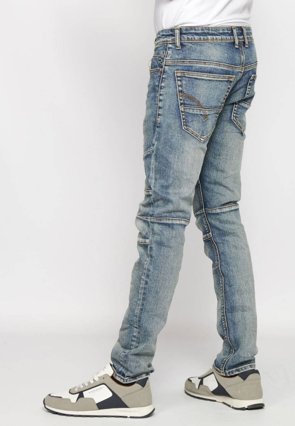 Pantalón largo slim fit denim 2