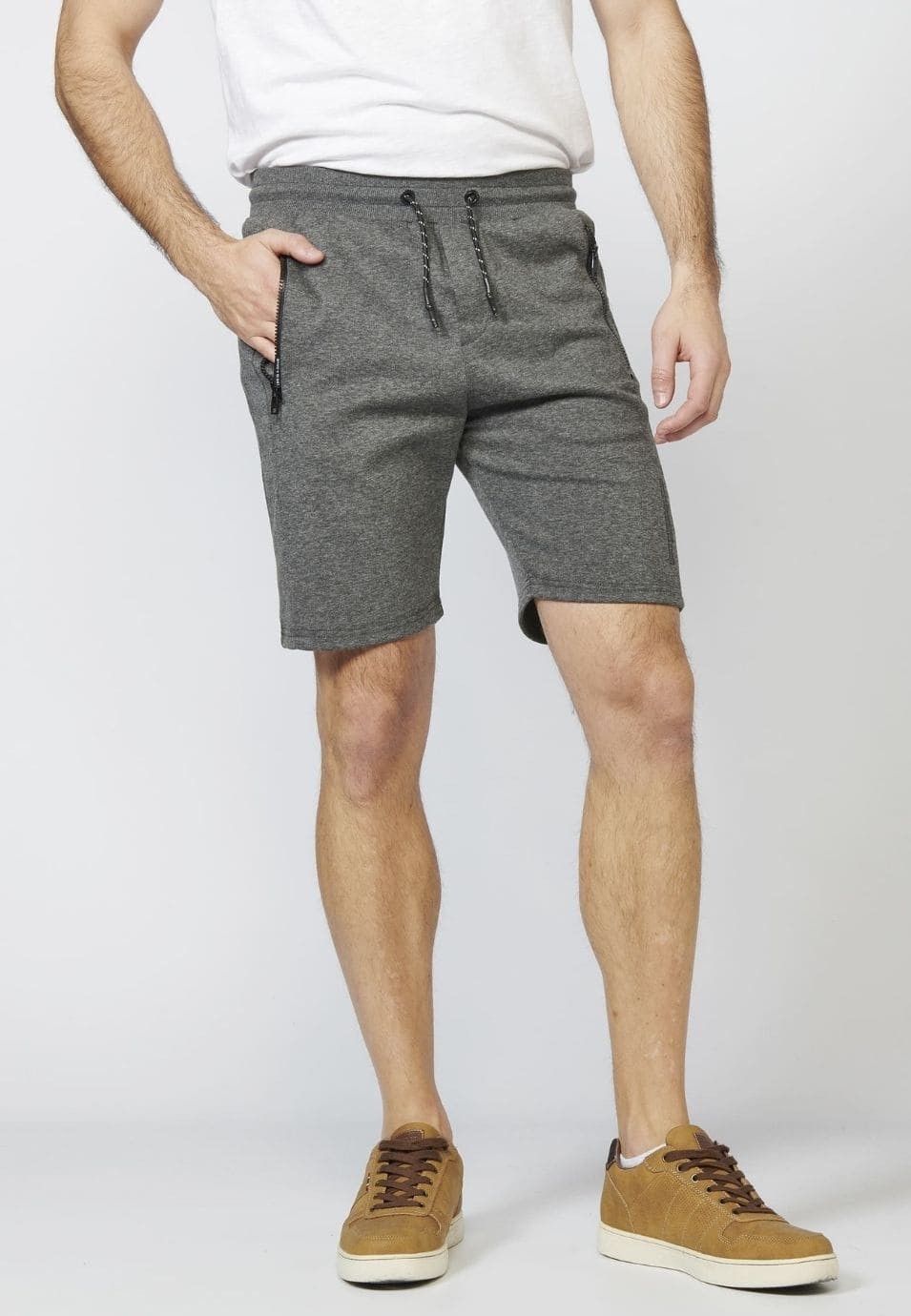 Pantalon corto jogger interlock 4