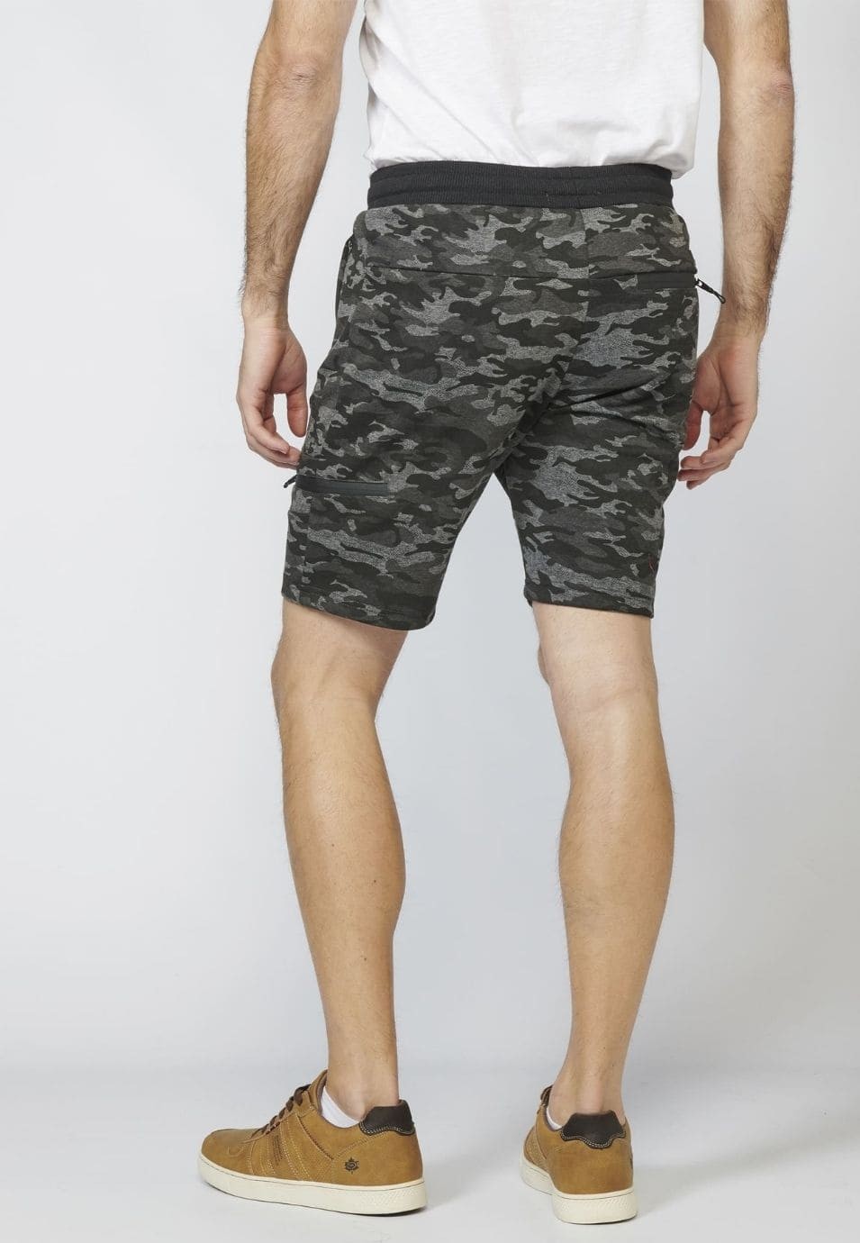 Pantalon corto jogger interlock 4