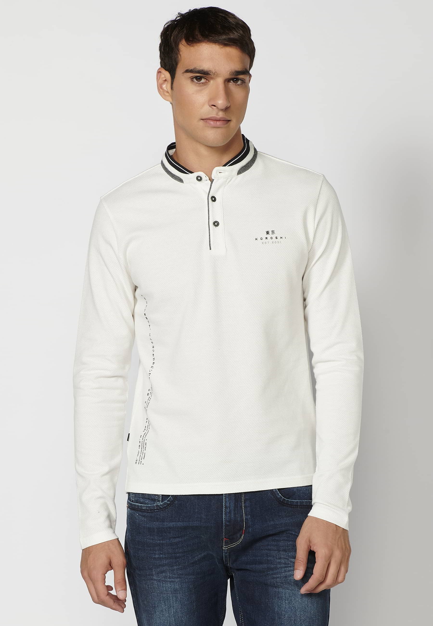 Polo à manches discount longues pour homme