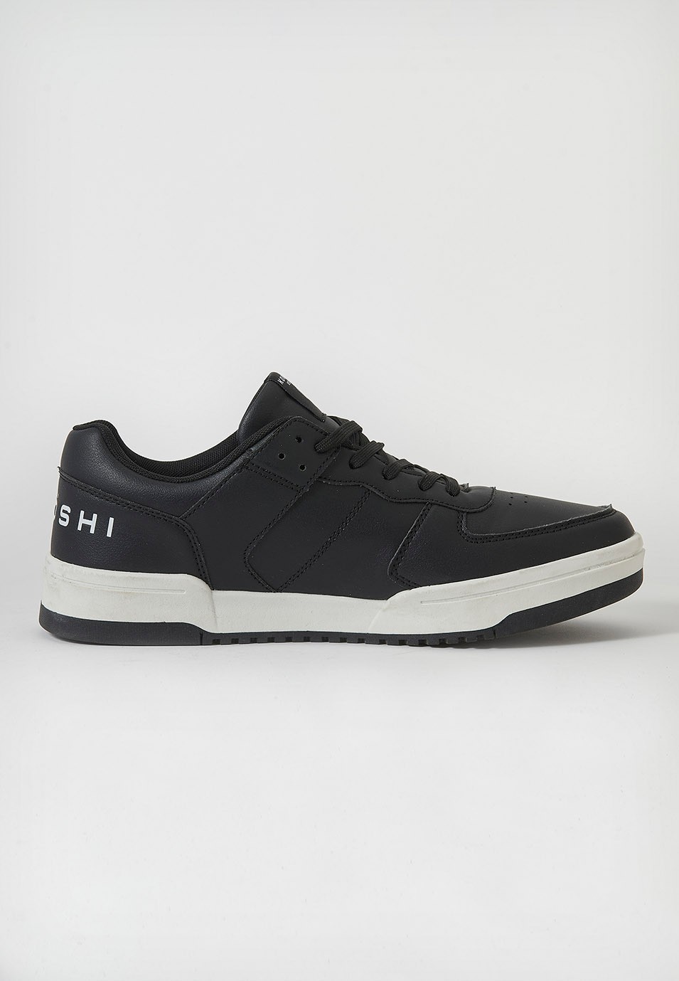 Zapatillas casual sneaker para hombre en color negro 3