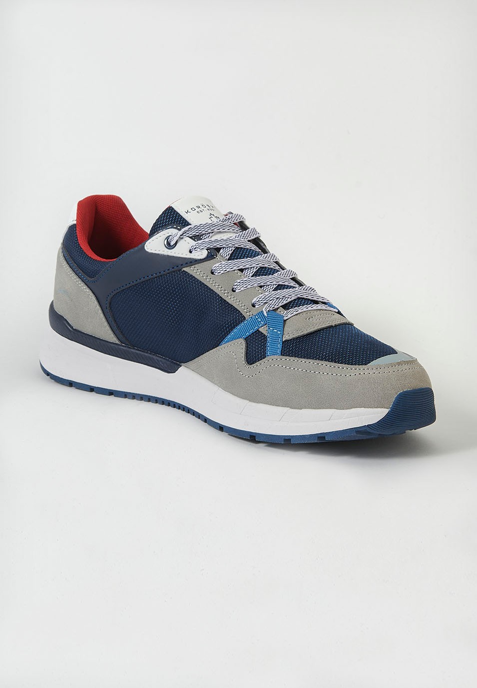 Chaussures de sport pour hommes de couleur marine 4