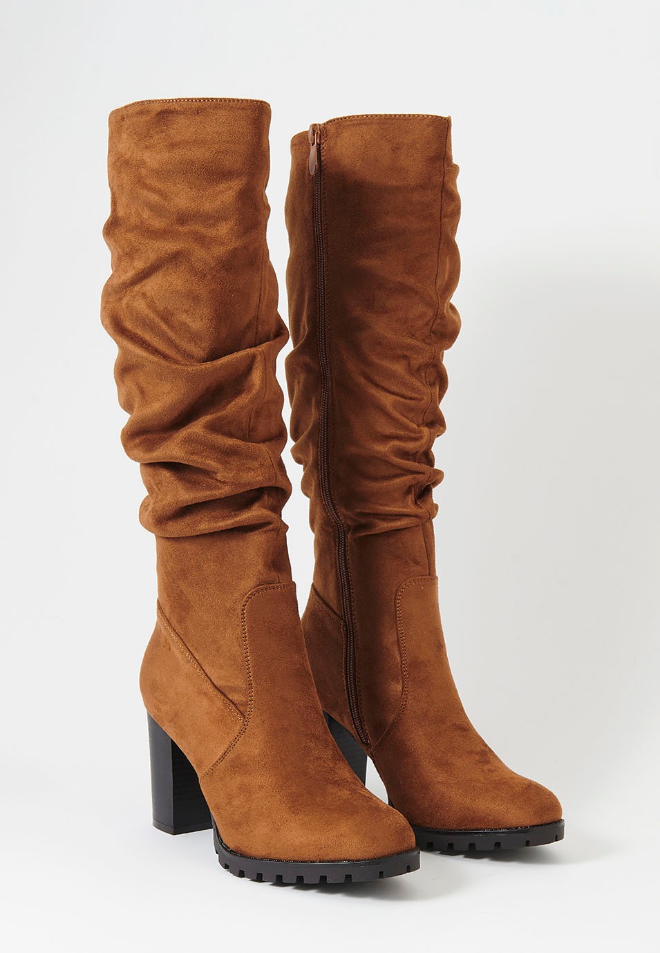 Brown Women's High Heel Boot