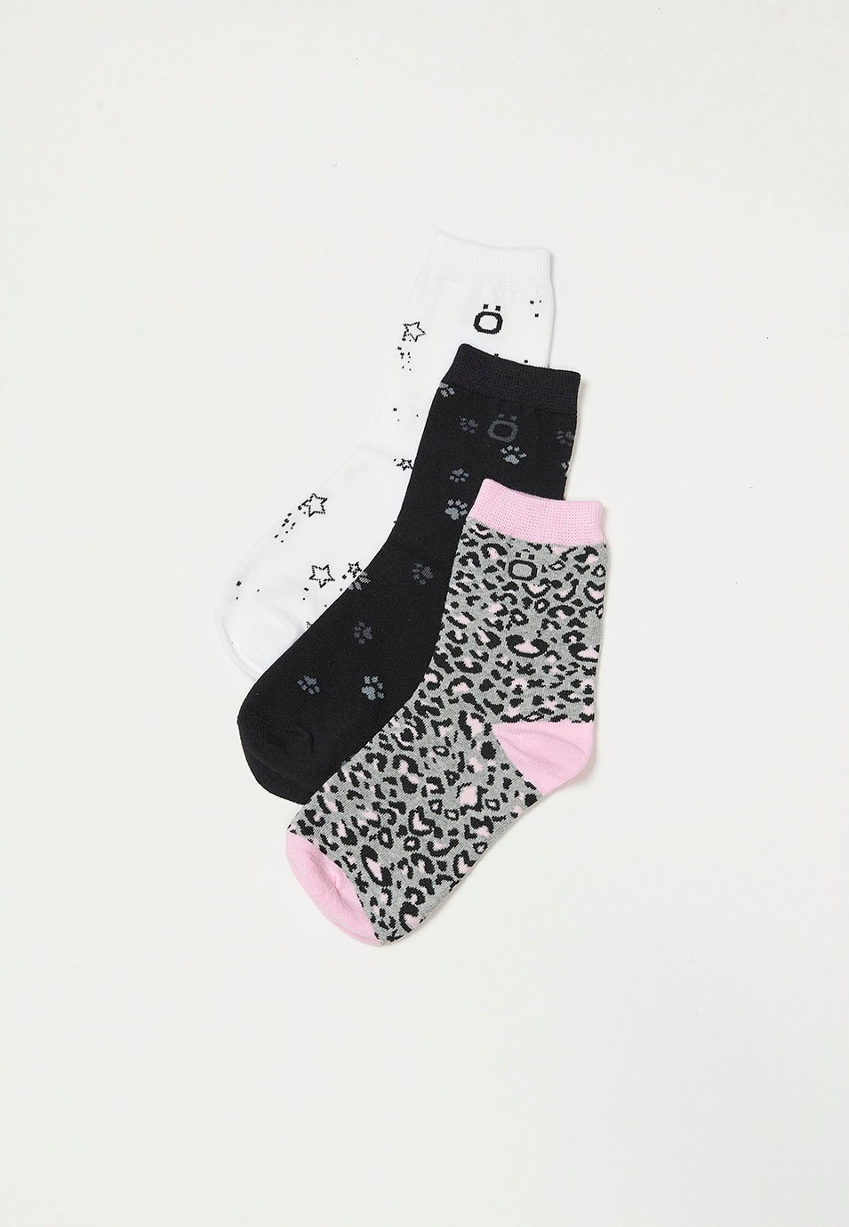 Pack de 3 calcetines para mujer