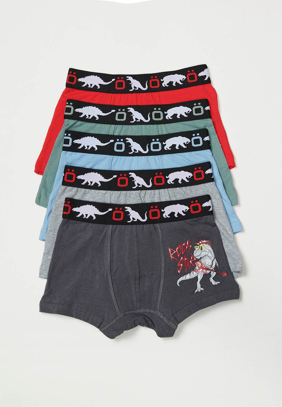 Pack 5 calzoncillos boxer para niño