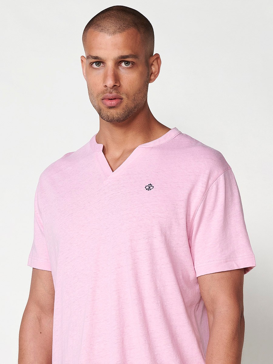 Men's Pink Short Sleeve T-Shirt