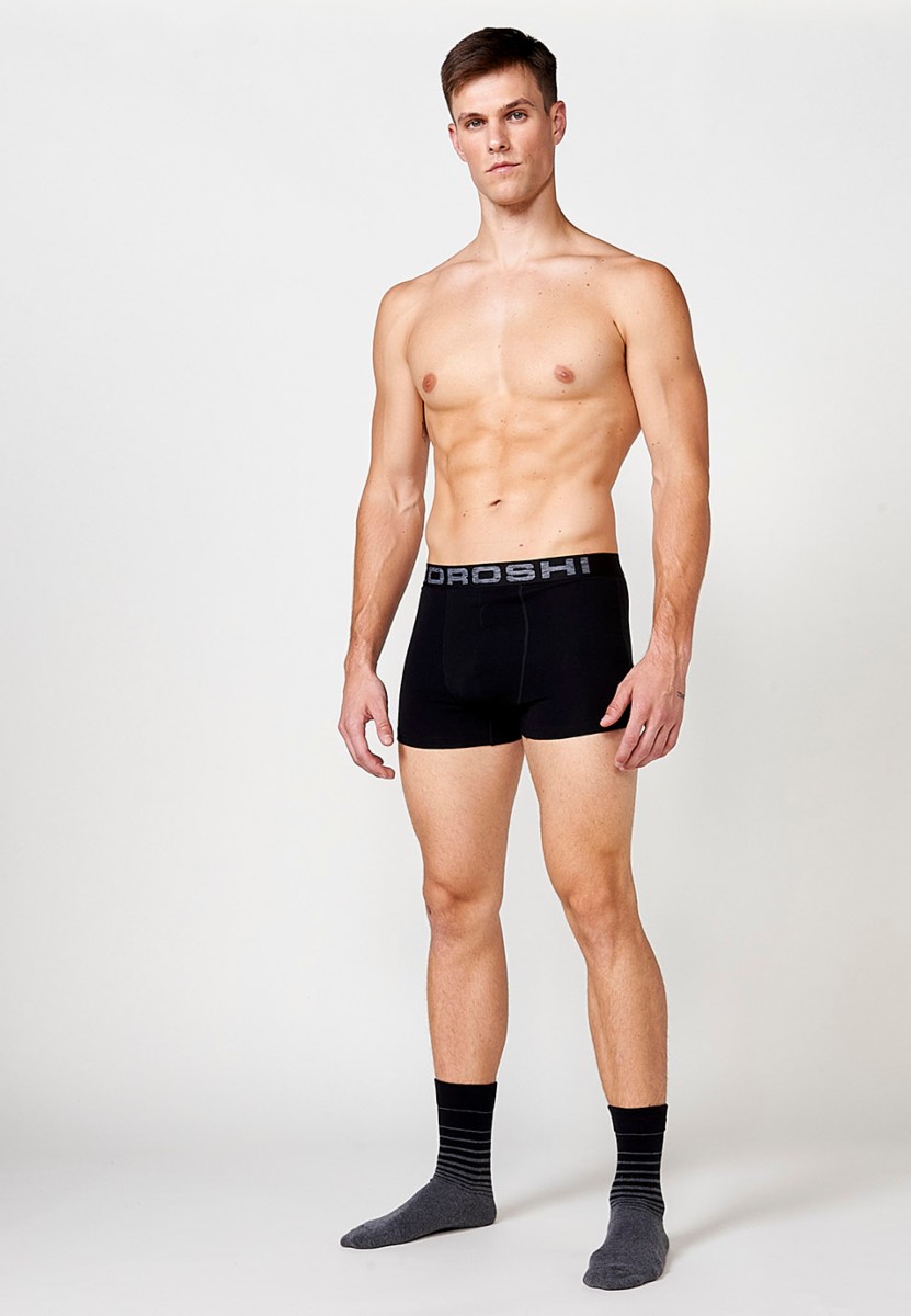 Pack 7 calzoncillos boxers de color Negro para Hombre