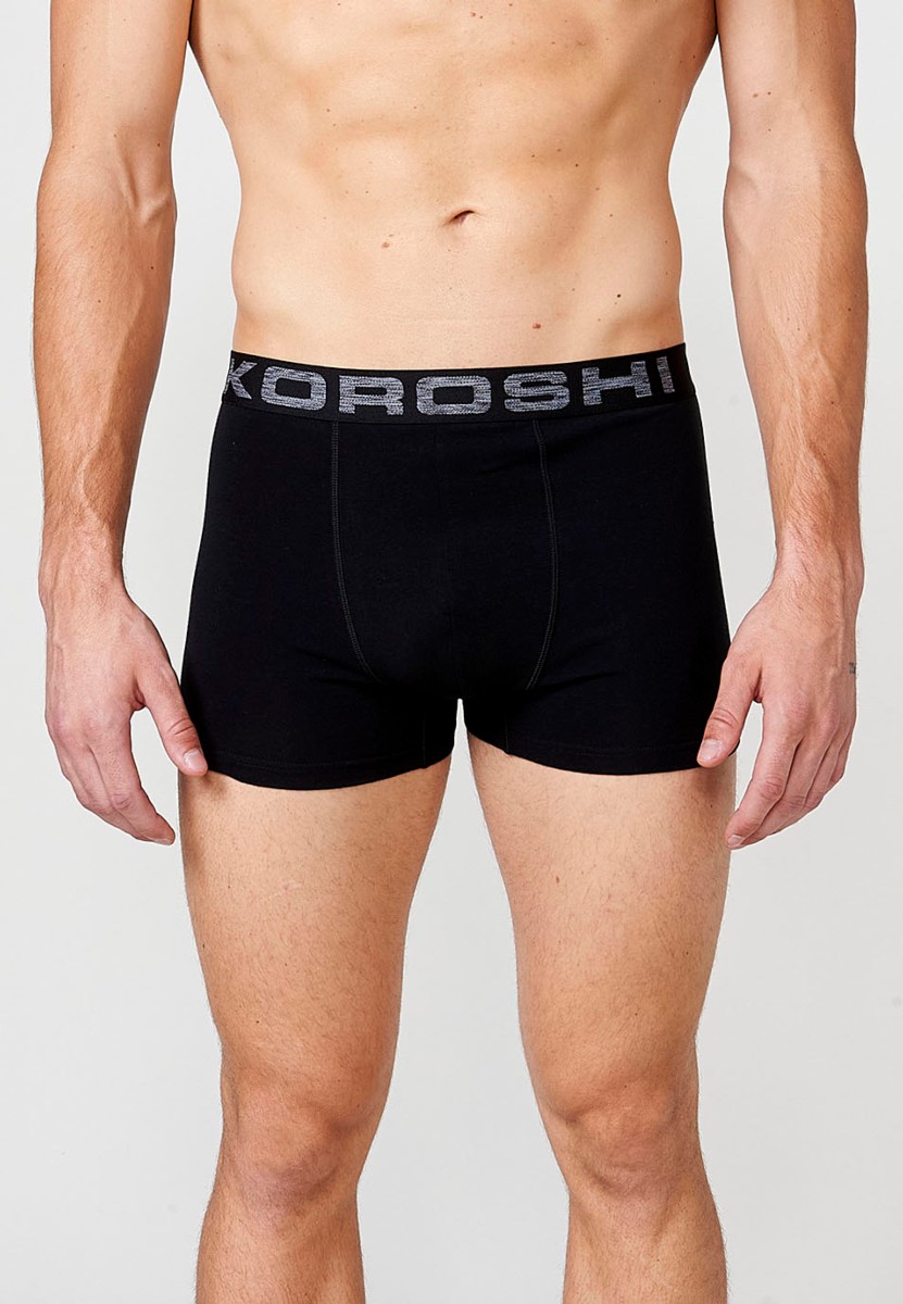 Pack 7 calzoncillos boxers de color Negro para Hombre