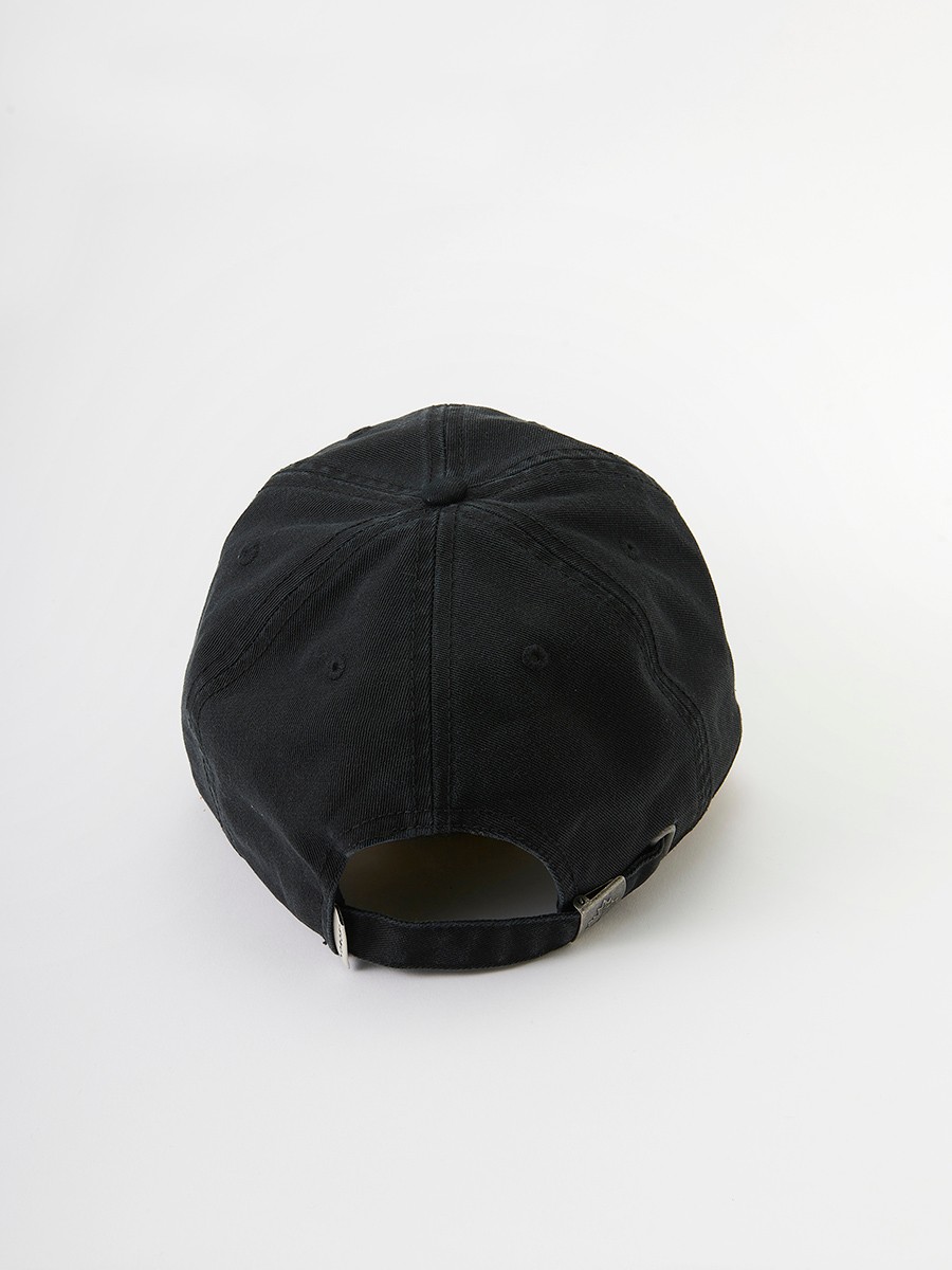 Gorra de hombre de algodón con cierre trasero y bordado delantero color negro para Hombre 1