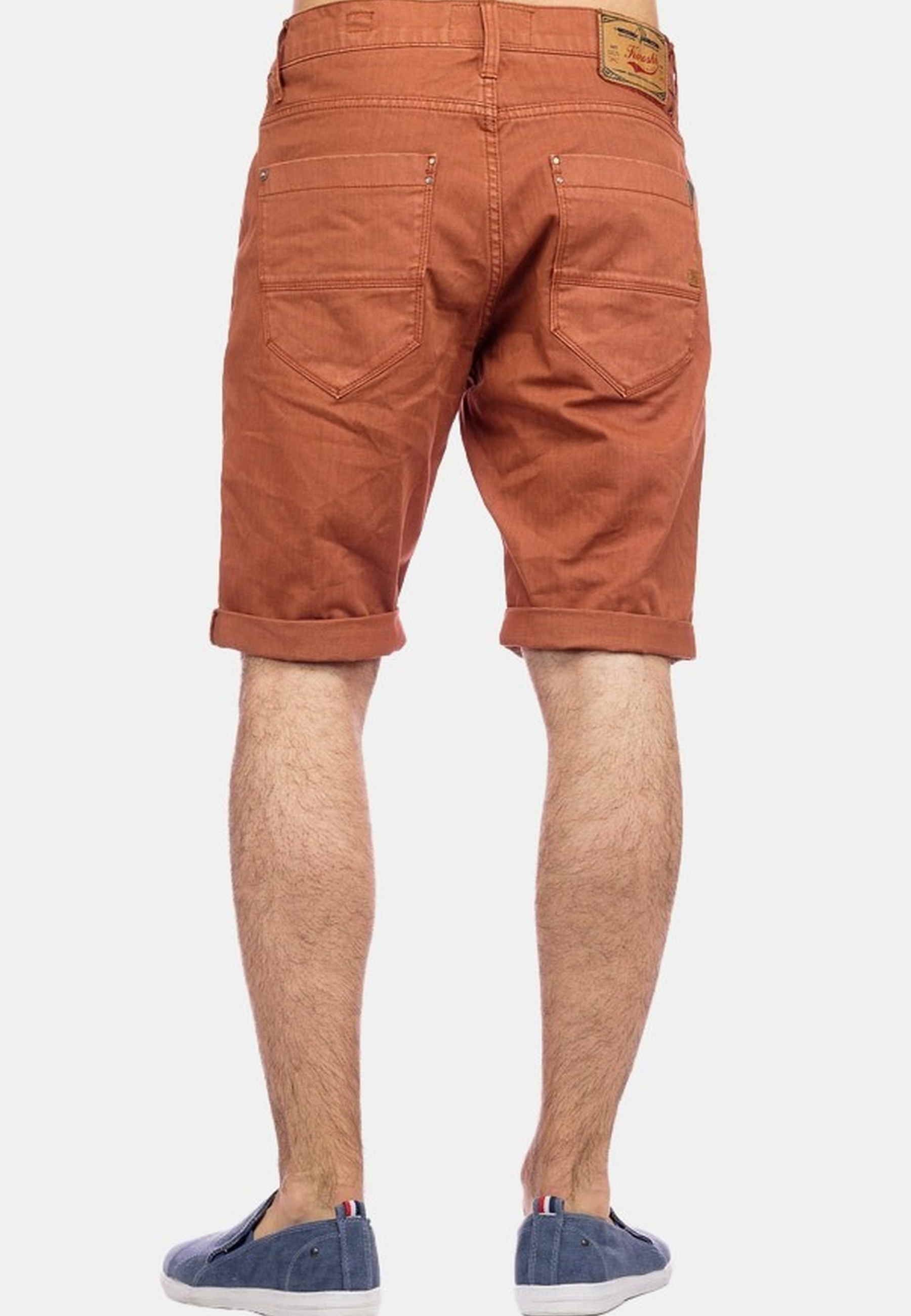 Pantalón corto Bermuda color Teja para Hombre 1