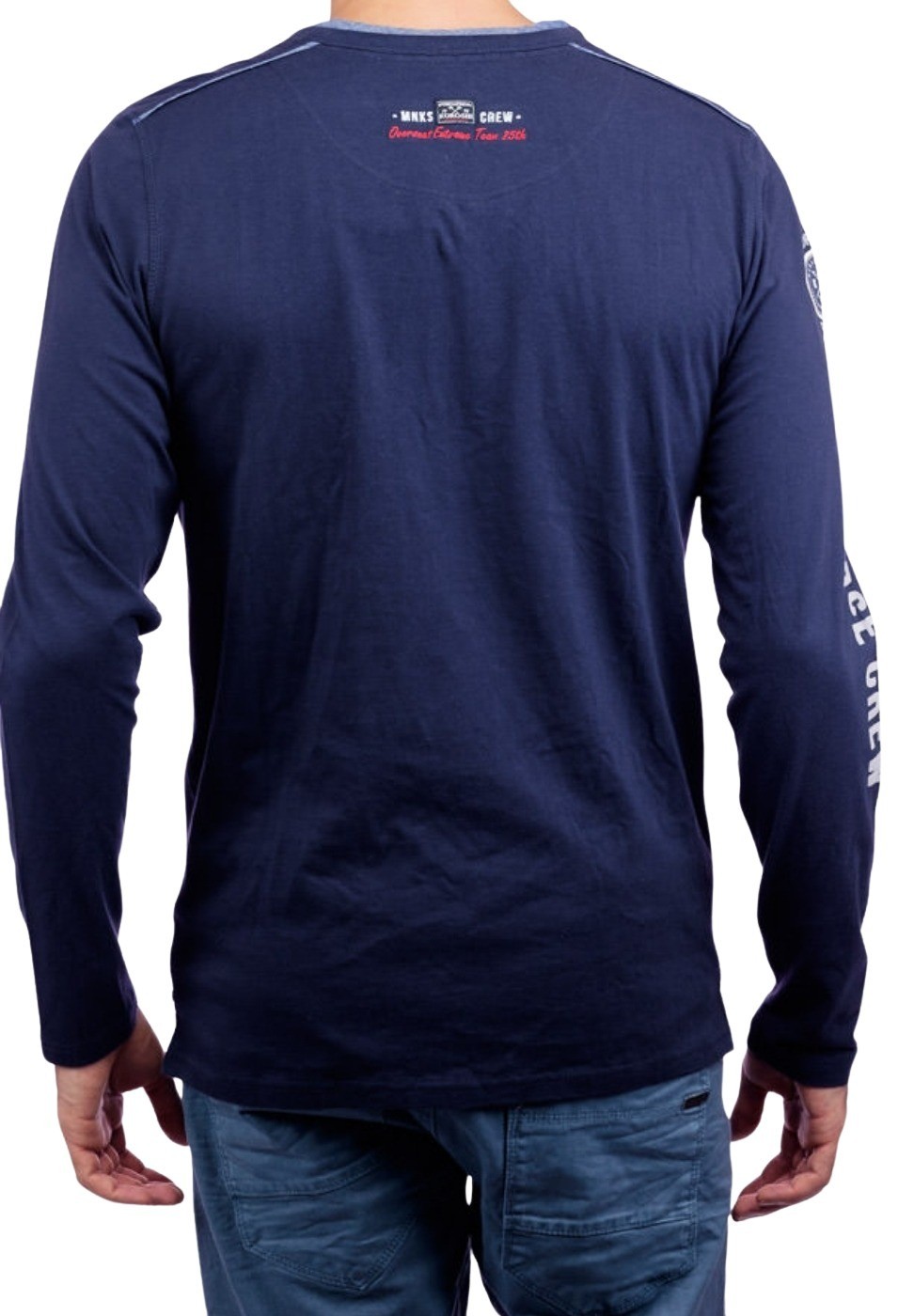 Camiseta de manga larga color Navy para Hombre 1