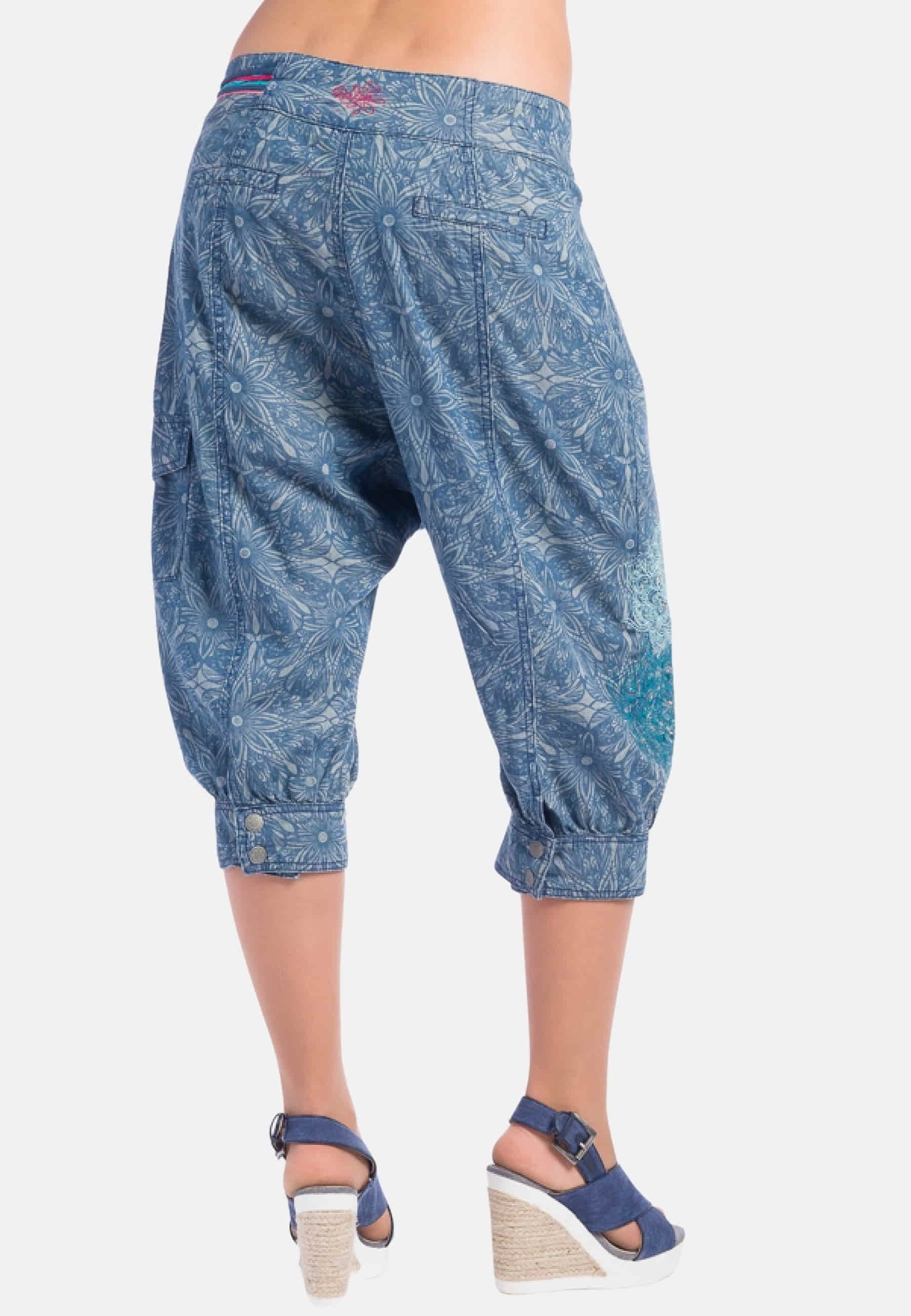 Pantalón super baggy denim color Azul para Mujer 1