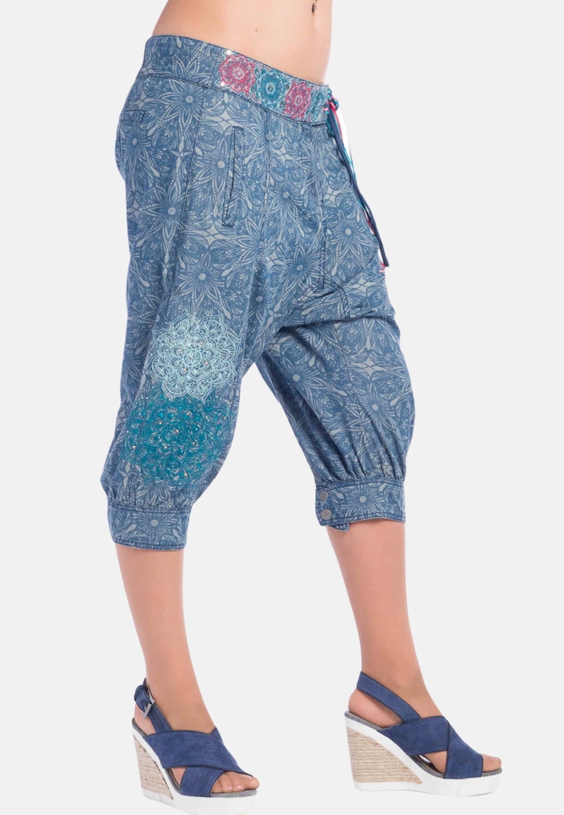 Pantalón super baggy denim color Azul para Mujer 2