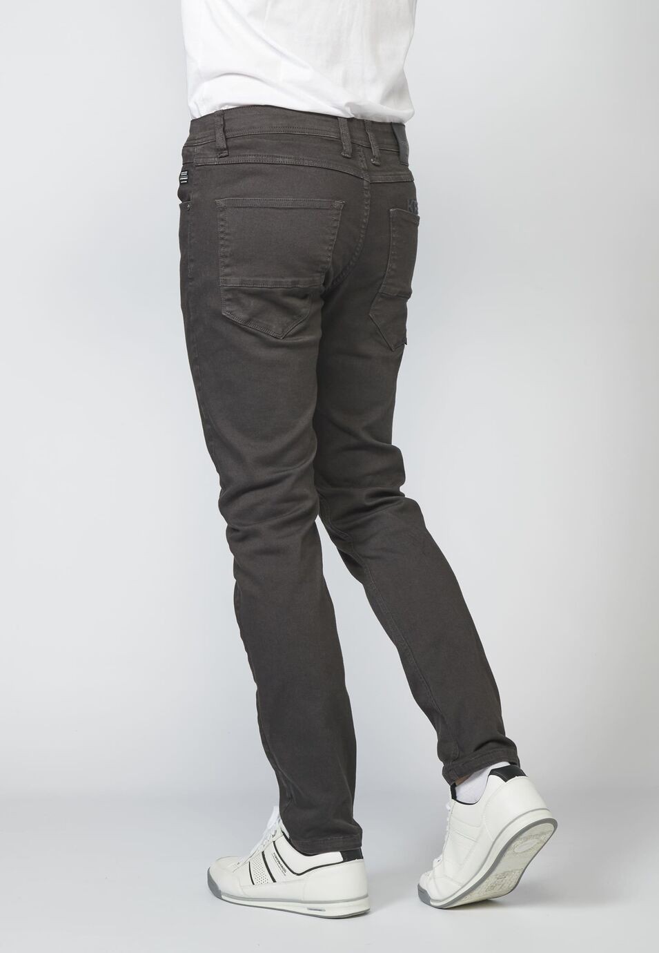 Pantalón largo, Jeans color tapered fit con Cinco Bolsillos para Hombre 5